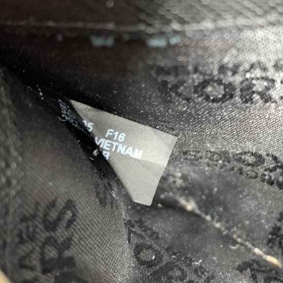 Michael Kors Large MK Signature Fulton Flap Continental Wallet Black PVC - Picture 14 of 14